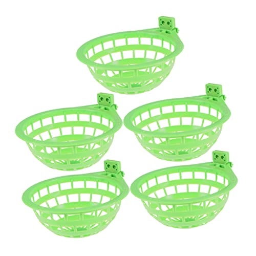 HAPINARY 5stücke Kunststoff Vogel-Nest Für Papageien Grünes Luftiges Design Für Vögel Für Und Spiel Waschbar Und Für Käfige Und Vogelbedarf HAPINARY 5stücke Kunststoff Vogel-Nest Für Papageien Grünes Luftiges Design Für Vögel Für Und Spiel Waschbar Und Für Käfige Und Vogelbedarf von HAPINARY