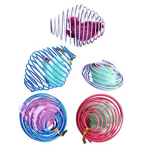 HAPINARY 5 Stücke Interaktives Katzenspielzeug Ausgestopfte Rattenkäfig Haustier Spielzeug Spaß Übung Spielzeug für Hauskatzen Zufällige Farbe HAPINARY 5 Stücke Interaktives Katzenspielzeug Ausgestopfte Rattenkäfig Haustier Spielzeug Spaß Übung Spielzeug für Hauskatzen Zufällige Farbe von HAPINARY