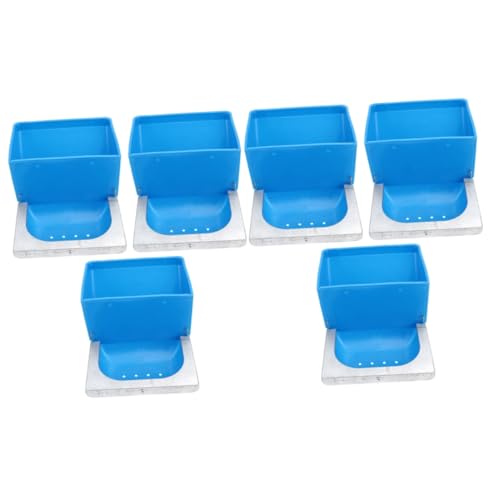 HAPINARY 6 STK Futterbox für Kaninchen Kaninchenfutterbehälter Taubenfutterbehälter Kaninchenfutternapf mit Ständer Futterspender mit großer Kapazität Geflügel fressender Eimer Futtertopf HAPINARY 6 STK Futterbox für Kaninchen Kaninchenfutterbehälter Taubenfutterbehälter Kaninchenfutternapf mit Ständer Futterspender mit großer Kapazität Geflügel fressender Eimer Futtertopf von HAPINARY