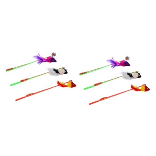 HAPINARY 2sets Interaktive Biss Seil Spielzeug Elastische Seil Kätzchen Necken Spielzeug Training 3 Stücke * 2 HAPINARY 2sets Interaktive Biss Seil Spielzeug Elastische Seil Kätzchen Necken Spielzeug Training 3 Stücke * 2 von HAPINARY