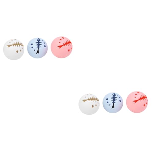 HAPINARY 6 STK Katze Glocke Spielzeug Indoor-Spielzeug Leuchtendes Spielzeug Pet-Ball-Spielzeug Weihnachtskatzenspielzeug Katzenspielzeug Mit Katzenminze Spielzeug Für Haustiere Katzenrad HAPINARY 6 STK Katze Glocke Spielzeug Indoor-Spielzeug Leuchtendes Spielzeug Pet-Ball-Spielzeug Weihnachtskatzenspielzeug Katzenspielzeug Mit Katzenminze Spielzeug Für Haustiere Katzenrad von HAPINARY
