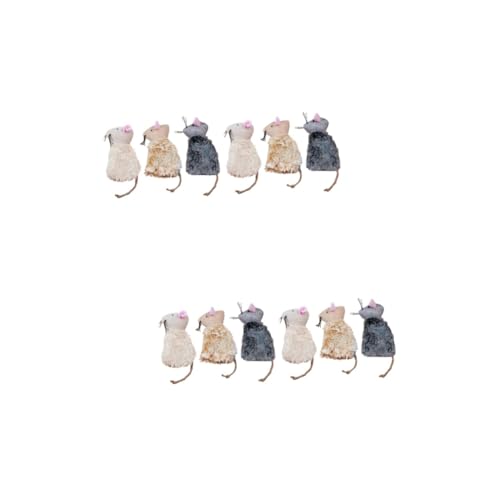 HAPINARY 2sets Interaktives Katzenspiel Katze Kätzchen Kauspielzeug Plüsch Mäuse Spielzeug Beißen Kratzen Spielen 3pcs * 2 Zufällig HAPINARY 2sets Interaktives Katzenspiel Katze Kätzchen Kauspielzeug Plüsch Mäuse Spielzeug Beißen Kratzen Spielen 3pcs * 2 Zufällig von HAPINARY
