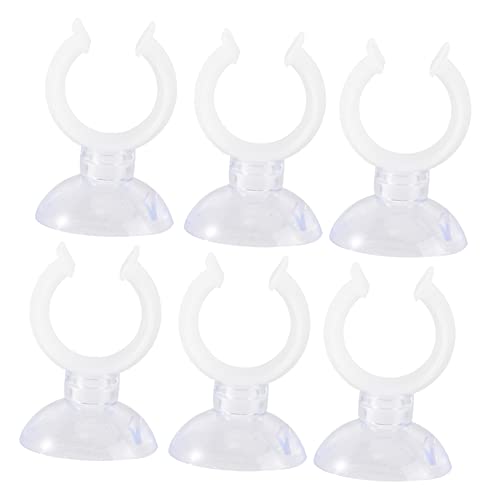 HAPINARY 6 Stück Aquarium Wasserrohr Clip Transparente Rohrhalterung mit Saugnäpfen für Schläuche Praktische und Platzsparende Lösung für Fischliebhaber HAPINARY 6 Stück Aquarium Wasserrohr Clip Transparente Rohrhalterung mit Saugnäpfen für Schläuche Praktische und Platzsparende Lösung für Fischliebhaber von HAPINARY