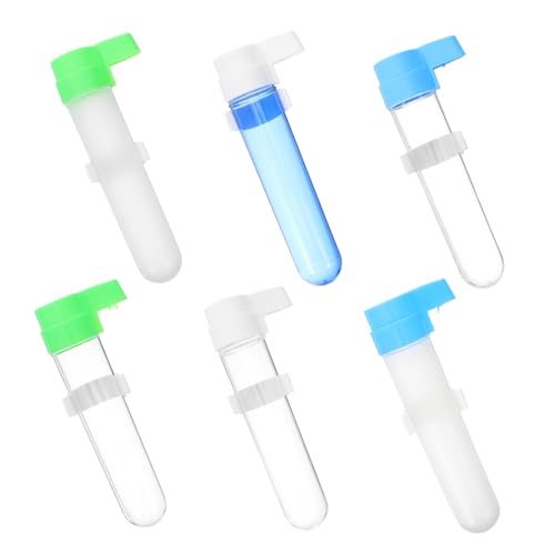HAPINARY 6 Stück Automatischer Vogel Wasserspender Hängender Trinkflasche für Kleine Vögel Wie Papageien Wellensittiche Langlebiger Auslaufsicherer Käfig-wassertrinker Platzsparend Leicht HAPINARY 6 Stück Automatischer Vogel Wasserspender Hängender Trinkflasche für Kleine Vögel Wie Papageien Wellensittiche Langlebiger Auslaufsicherer Käfig-wassertrinker Platzsparend Leicht von HAPINARY