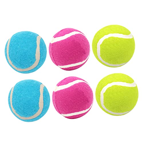 HAPINARY 6 Stück Gummibälle Für Hunde Interaktive Bälle Trainingsball Robuster Hundeball Kleiner Ball Für Welpen Und Kleine Hunde Beißfestes Hundespielzeug HAPINARY 6 Stück Gummibälle Für Hunde Interaktive Bälle Trainingsball Robuster Hundeball Kleiner Ball Für Welpen Und Kleine Hunde Beißfestes Hundespielzeug von HAPINARY