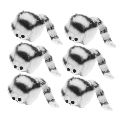 HAPINARY 6 Stück Kuscheltier Mäuse mit Katzenminze für Kätzchen Plüschspielzeug für Indoor Katzen Kau Natürlichen Instinkte HAPINARY 6 Stück Kuscheltier Mäuse mit Katzenminze für Kätzchen Plüschspielzeug für Indoor Katzen Kau Natürlichen Instinkte von HAPINARY