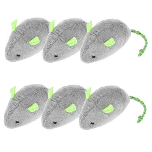 HAPINARY 6 Stück Plüsch Simulationsmaus, Gefälschte, Spielzeugmaus, Katzenspielzeug, Stofftiermaus, Plüschmaus, Katzenkauspielzeug, Interaktives Katzenspielzeug, Mausspielzeug Für HAPINARY 6 Stück Plüsch Simulationsmaus, Gefälschte, Spielzeugmaus, Katzenspielzeug, Stofftiermaus, Plüschmaus, Katzenkauspielzeug, Interaktives Katzenspielzeug, Mausspielzeug Für von HAPINARY