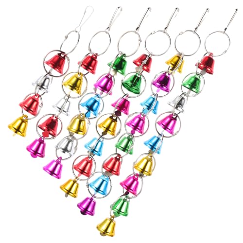 HAPINARY 6 Stück Vogelspielzeug Mit Schnur, Papageien Kauspielzeug, Vogelglocken Spielzeug, Vogel Ablenkungsglocken, Haustier Vogelglocken, Vogelkäfig Anhänger, Papageienglocken, HAPINARY 6 Stück Vogelspielzeug Mit Schnur, Papageien Kauspielzeug, Vogelglocken Spielzeug, Vogel Ablenkungsglocken, Haustier Vogelglocken, Vogelkäfig Anhänger, Papageienglocken, von HAPINARY