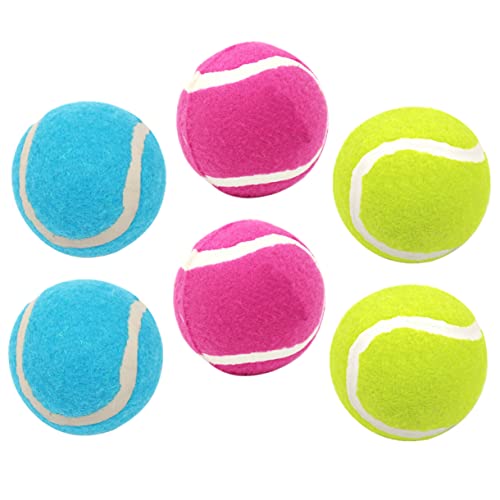 HAPINARY 6er-Pack Hundetennis Interaktives Training Für Hunde Sicher Robust Hohe Sprungkraft Bunt Für Den Innen- Und Außenbereich HAPINARY 6er-Pack Hundetennis Interaktives Training Für Hunde Sicher Robust Hohe Sprungkraft Bunt Für Den Innen- Und Außenbereich von HAPINARY