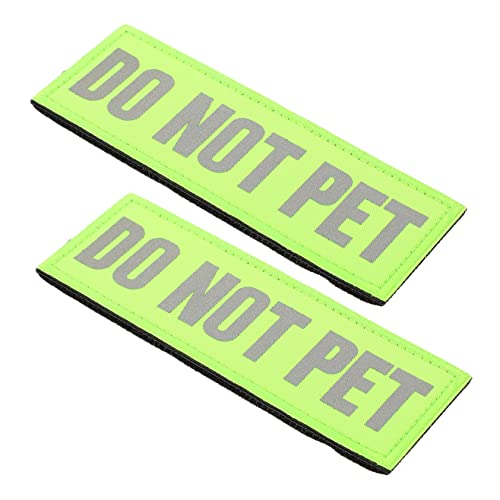 HAPINARY 4 Sätze Selbstklebende Patches Für Hundewesten „do Not Pet Patch“ Hundewestenaufkleber Ihr Design Reflektierend 2 Stück * 4 HAPINARY 4 Sätze Selbstklebende Patches Für Hundewesten „do Not Pet Patch“ Hundewestenaufkleber Ihr Design Reflektierend 2 Stück * 4 von HAPINARY
