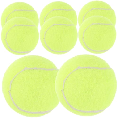 HAPINARY 8 Stück Trainings Tennis Hundespielzeug, Großpackung, Multifunktionale Tennisbälle, Kleine Hundebälle, Kleine Tennisbälle, Tennis Übungsbälle, Gummi Tennisbälle Für Hunde, Sport von HAPINARY