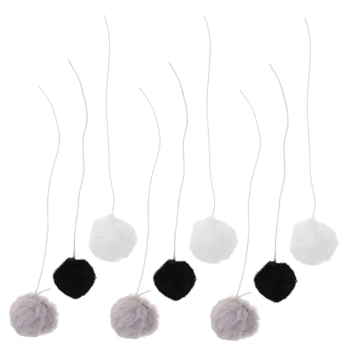 HAPINARY 9St Katzenkratzbaum-Plüschball Kugelspielzeug Spielbälle Kätzchen Katzen interaktives katzenspielzeug Teaser-Ball- Katze spielt Ball Bommel HAPINARY 9St Katzenkratzbaum-Plüschball Kugelspielzeug Spielbälle Kätzchen Katzen interaktives katzenspielzeug Teaser-Ball- Katze spielt Ball Bommel von HAPINARY