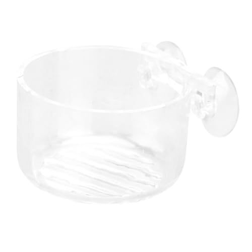 HAPINARY Acryl Futterspender Für Aquarien, Futterspender Für Fischfütterung, Futterhalter Für Rote Würmer, Saugnapf, Fischfutterspender, Aquarium Zubehör, Acryl Futterspender Für Aquarien, von HAPINARY