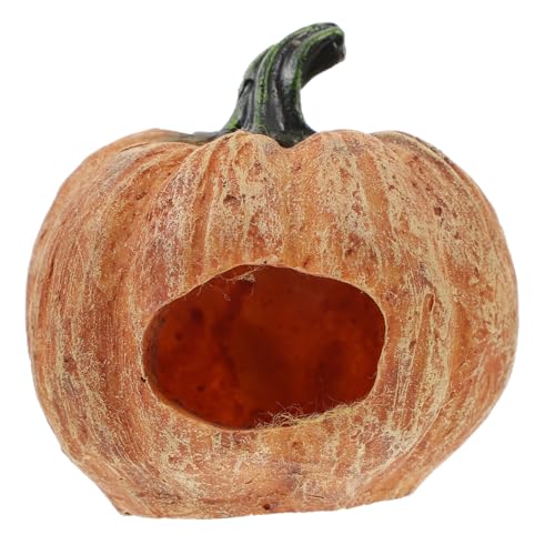 HAPINARY Reptilien-Kürbis-Versteckhöhle kreatives Gecko-Halloween-Käfig- für die Gestaltung von Reptilienbecken HAPINARY Reptilien-Kürbis-Versteckhöhle kreatives Gecko-Halloween-Käfig- für die Gestaltung von Reptilienbecken von HAPINARY
