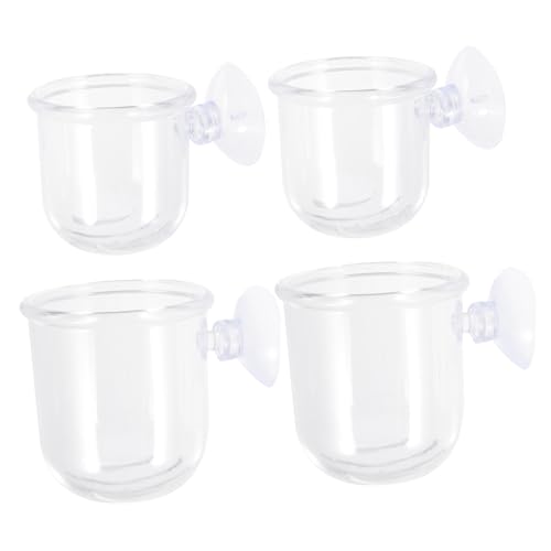 HAPINARY Aquarium Glas Fischfutterspender Futterbehälter Mit Saugnäpfe Für Rotwürmer Artemia Blutwürmer Geeignet Für Garnelen Und Aquarien HAPINARY Aquarium Glas Fischfutterspender Futterbehälter Mit Saugnäpfe Für Rotwürmer Artemia Blutwürmer Geeignet Für Garnelen Und Aquarien von HAPINARY