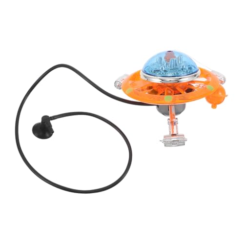 HAPINARY Aquarium UFO Dekoration mit Aerator Anschluss Kreative Unterwasseranimation Fördert Sauerstoffzirkulation Vielseitig für Betta Fisch und Süßwasser Aquarien Stilvolles Fischbecken von HAPINARY