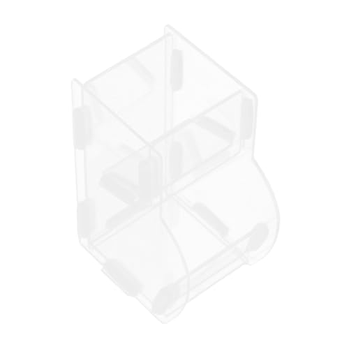 HAPINARY Automatischer Hamster Futterspender aus Futterstation für Kleine Tiere Transparente Futter und Wasserschale Sicher und Robust für Kleintiere S von HAPINARY