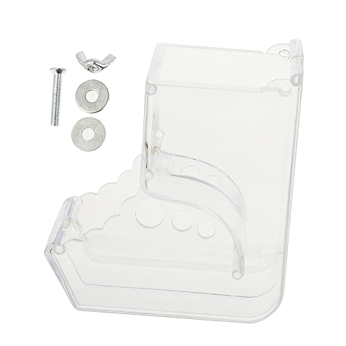 HAPINARY Automatischer Hamsterfutterspender Transparenter Futterhalter für Hamster mit Rutschfester Unterlage Abnehmbarer Chassis und Kontrollierbarem Futterverbrauch für Haustierhalter HAPINARY Automatischer Hamsterfutterspender Transparenter Futterhalter für Hamster mit Rutschfester Unterlage Abnehmbarer Chassis und Kontrollierbarem Futterverbrauch für Haustierhalter von HAPINARY