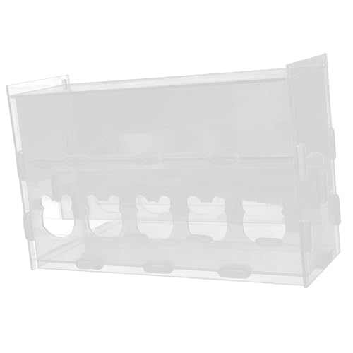 HAPINARY Automatischer Hühnerfutterspender aus Robustem Acryl Futtertrog für Geflügel Verschleißfest und Langlebig als Futterautomat für Hühner Küken und Papageien im Stallgebrauch HAPINARY Automatischer Hühnerfutterspender aus Robustem Acryl Futtertrog für Geflügel Verschleißfest und Langlebig als Futterautomat für Hühner Küken und Papageien im Stallgebrauch von HAPINARY