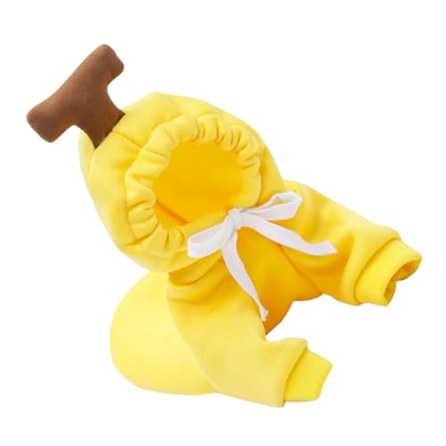HAPINARY Bananen Sweatshirt, Hundekleidung, Hundekleidung, Haustierkleidung, Hundekleidung, Hoodie Für Hunde, Warme Hundekleidung, Warme Hundekleidung, Party Hundekleidung, Hundekostüme, von HAPINARY