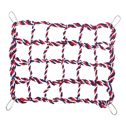 HAPINARY Hamster-hängekletternetz Gewebtes Spielzeug Baumwollseil Für Kleintiere Eichhörnchenaktivität Einfach An Käfig Anbringen HAPINARY Hamster-hängekletternetz Gewebtes Spielzeug Baumwollseil Für Kleintiere Eichhörnchenaktivität Einfach An Käfig Anbringen von HAPINARY