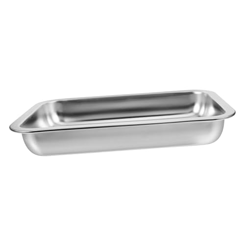 HAPINARY Haustiertoilette Kasten Katzentoilette Edelstahl Stainless Steel Litter Box Stainless Steel cat Litter Box antihaftbeschichtete Katzentoilette Katzentoiletten Katze Bettpfanne von HAPINARY