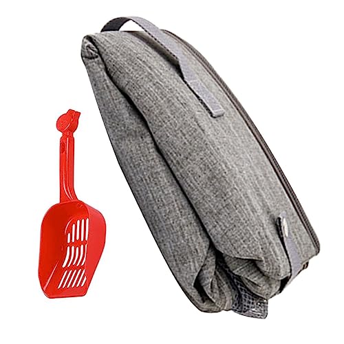HAPINARY Reise-Katzentoilette für Haustiere leicht faltbar Katzenstreu tragbar Oxford-Material wasserdicht kompakte Aufbewahrung Katzentoilette Ma Box 24 x 40 cm HAPINARY Reise-Katzentoilette für Haustiere leicht faltbar Katzenstreu tragbar Oxford-Material wasserdicht kompakte Aufbewahrung Katzentoilette Ma Box 24 x 40 cm von HAPINARY