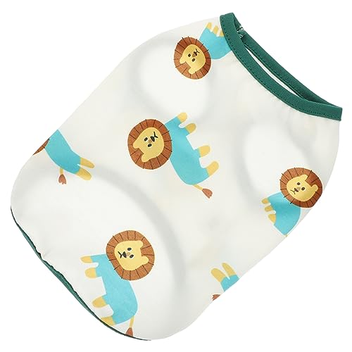 HAPINARY Sommerliches Hundeshirt Für Kleine Hunde Atmungsaktives Und Bequemes Kleid Mit Cartoon- Für Reisen Fotoshootings Und Partys Aus Langlebigem Baumwoll-Material von HAPINARY