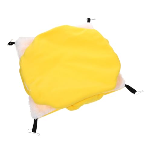 HAPINARY Doppelte Plüschhängematte, Haustierhängemattenbett, Hamsterversteck, Haustierkäfig Hängematte, Kleintierversteck, Hamsterbett, Hamster Heimbett, Warmes Hamsterbett, Zarte HAPINARY Doppelte Plüschhängematte, Haustierhängemattenbett, Hamsterversteck, Haustierkäfig Hängematte, Kleintierversteck, Hamsterbett, Hamster Heimbett, Warmes Hamsterbett, Zarte von HAPINARY