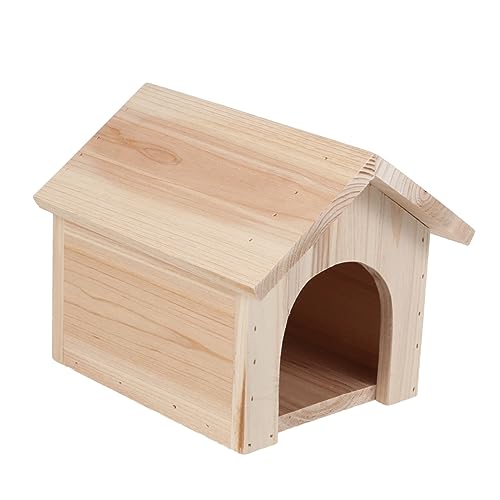 HAPINARY Kiefernholz Chinchilla Eichhörnchen Dreieck Hitzebeständigen Deckel Haustier Nest Box Liefert von HAPINARY
