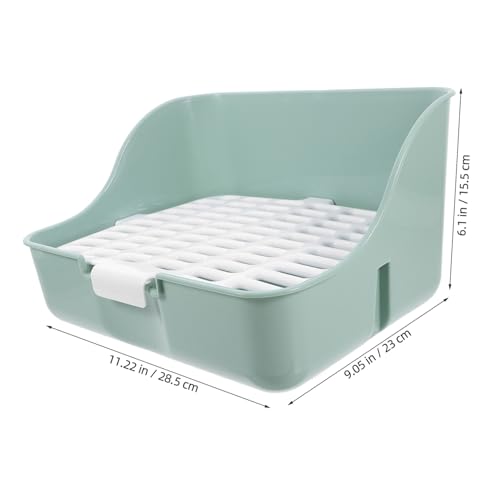 HAPINARY Ecktoilette für Kleintiere Stabile Ecken Kaninchentoilette Spritzschutzfreundlich für Meerschweinchen Zwergkaninchen Frettchen Hygienische Tier Toilette für Kleine Haustiere HAPINARY Ecktoilette für Kleintiere Stabile Ecken Kaninchentoilette Spritzschutzfreundlich für Meerschweinchen Zwergkaninchen Frettchen Hygienische Tier Toilette für Kleine Haustiere von HAPINARY