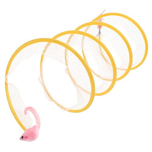 HAPINARY Faltbarer Katzentunnel, Kätzchenspielzeug, Tunnelspielzeug Für Kätzchen, Faltbares Spielzeug Für Katzen, Kätzchenspielzeug, Katzenbeißspielzeug, Kleines Spielzeug, Katzenspielzeug HAPINARY Faltbarer Katzentunnel, Kätzchenspielzeug, Tunnelspielzeug Für Kätzchen, Faltbares Spielzeug Für Katzen, Kätzchenspielzeug, Katzenbeißspielzeug, Kleines Spielzeug, Katzenspielzeug von HAPINARY