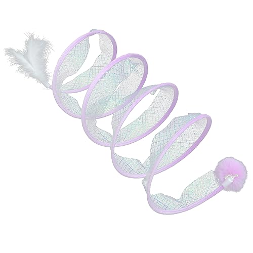 HAPINARY Interaktives Katzenspielzeug Spiraltunnel Selbstspiel-Katzenspielzeug Tunnelspielzeug für Innenkatzen Kätzchenspielzeug lustiges Katzenspielzeug HAPINARY Interaktives Katzenspielzeug Spiraltunnel Selbstspiel-Katzenspielzeug Tunnelspielzeug für Innenkatzen Kätzchenspielzeug lustiges Katzenspielzeug von HAPINARY