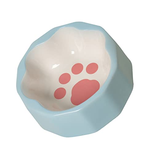 HAPINARY Eleganter Futternapf aus Keramik für Katzen und Hunde Wasser- und Futternapf rutschfest leicht zu reinigen für Katzen und Hunde Blau HAPINARY Eleganter Futternapf aus Keramik für Katzen und Hunde Wasser- und Futternapf rutschfest leicht zu reinigen für Katzen und Hunde Blau von HAPINARY
