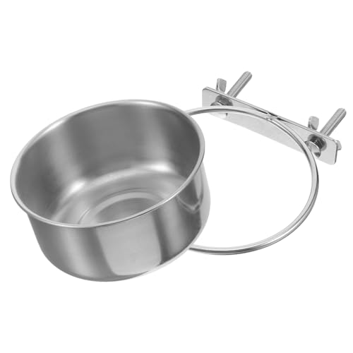 HAPINARY Futternapf Für Papageien Wasserfutterspender Edelstahl Vogelfutterspender Für Käfig Vogelfutterbecher Papageien-futterhalter 10 X 4 5 cm HAPINARY Futternapf Für Papageien Wasserfutterspender Edelstahl Vogelfutterspender Für Käfig Vogelfutterbecher Papageien-futterhalter 10 X 4 5 cm von HAPINARY
