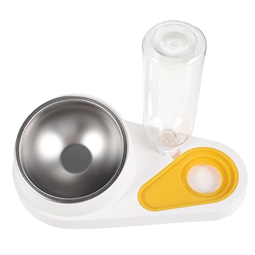 HAPINARY Wasserspender Für Hunde Mit Futternapf Automatischer Futterspender Aus Robustem Material rutschfeste Fußpolster Für Haustiere HAPINARY Wasserspender Für Hunde Mit Futternapf Automatischer Futterspender Aus Robustem Material rutschfeste Fußpolster Für Haustiere von HAPINARY