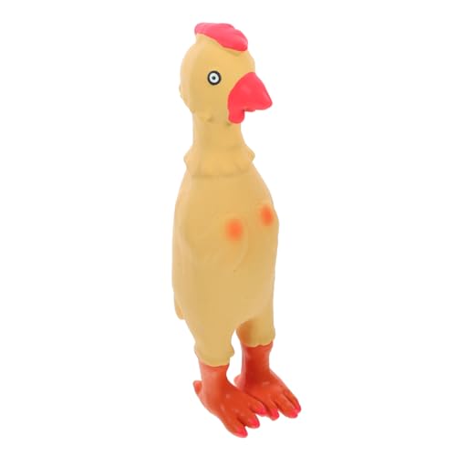 HAPINARY Geräuscherzeugende Latexspielzeuge Interactive Dog Toys interaktives Spielzeug schreiendes Hühnerspielzeug Welpenspielzeug Quietschspielzeug für Hunde in Hühnerform Hundespielzeug von HAPINARY
