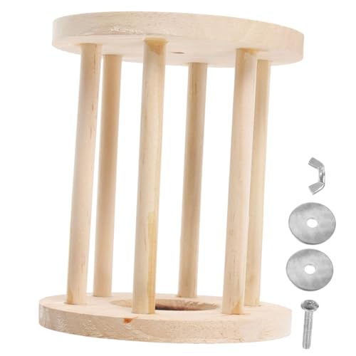 HAPINARY Haustier Holz Gras Rack Käfig Feeder Heu Rack Holz Container Licht-beständig von HAPINARY