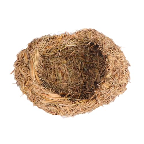 HAPINARY Grassgeflecht Haustiernest für Kleine Tiere Langlebiges und Natürliches Katzennest Kaninchen Hamster schlafplatz Hellgelbes Einfaches Schlafhaus für Meerschweinchen und Katzen HAPINARY Grassgeflecht Haustiernest für Kleine Tiere Langlebiges und Natürliches Katzennest Kaninchen Hamster schlafplatz Hellgelbes Einfaches Schlafhaus für Meerschweinchen und Katzen von HAPINARY