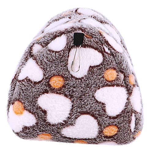 HAPINARY Hängematte Für Hamster Igelkäfig Aus Fleece Hängematte Für Kleine Haustiere Kaninchen Warmes Gemütliches Wandmontiertes Haustierbett Kleine Tiere Warm Halten Flanell Baumwolle von HAPINARY