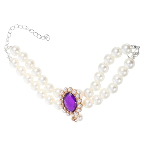 HAPINARY Schmuck Doppelschichtiges Halsband Halskette Haustierhalsband Mit Für Mädchen Welpenhalskette Für Hunde HAPINARY Schmuck Doppelschichtiges Halsband Halskette Haustierhalsband Mit Für Mädchen Welpenhalskette Für Hunde von HAPINARY