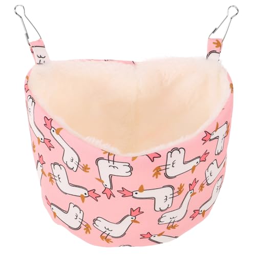 HAPINARY Hängematte Für Kleintiere Schlafnest Für Hamster Und Papageien Robustes Stoffdesign Für Käfig von HAPINARY