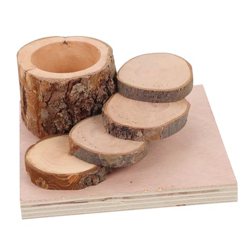 HAPINARY Ratten- und Mausspielzeug Kletterplattform für Kleintiere mit Futternapf Holzleiter für Hamster Haustierleiterspielzeug HAPINARY Ratten- und Mausspielzeug Kletterplattform für Kleintiere mit Futternapf Holzleiter für Hamster Haustierleiterspielzeug von HAPINARY