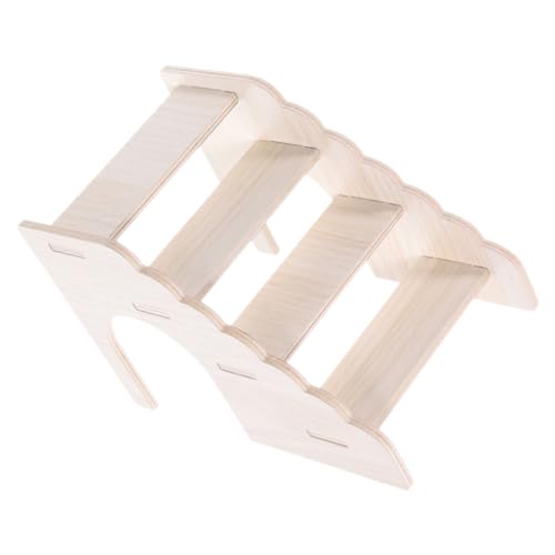 HAPINARY Hamster Holzleiter Einstellbare Kletterleiter für Kleintiere für Hamster und Meerschweinchen Sicheres und Kauspielzeug für Bewegung und Mehrfunktionsfähig und Langlebig für Käfige von HAPINARY