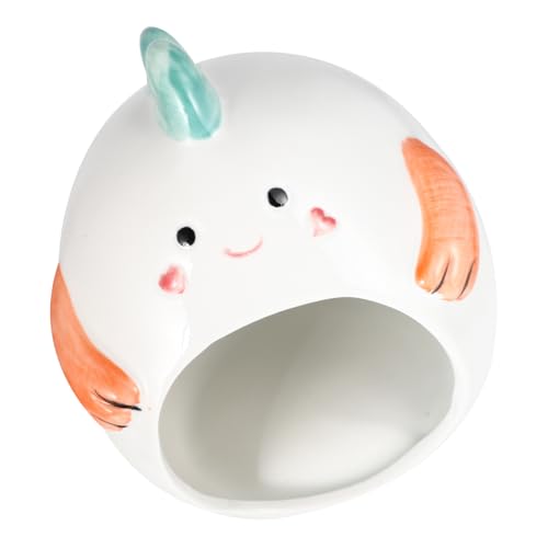 HAPINARY Cartoon Tiere Keramik Nest Hamster Versteck Bett Kühlung Nest Für Haustiere von HAPINARY