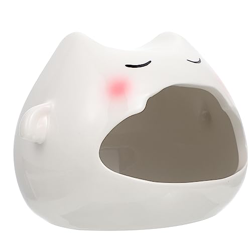 HAPINARY Keramik Hamsterhaus Kleine Pet Versteck Hütte Entzückendes Haus Sommer Haustier Kühlnest HAPINARY Keramik Hamsterhaus Kleine Pet Versteck Hütte Entzückendes Haus Sommer Haustier Kühlnest von HAPINARY