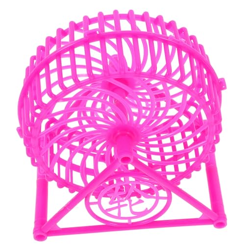 HAPINARY Hamster Laufrad Kunststoff Quiet Spinner mit Ständer Geräuschloses Kleintier Laufrad für Hamster Mäuse Zwerghamster und Rennmäuse Stabiles und Sicheres Hamsterrad in Rosa HAPINARY Hamster Laufrad Kunststoff Quiet Spinner mit Ständer Geräuschloses Kleintier Laufrad für Hamster Mäuse Zwerghamster und Rennmäuse Stabiles und Sicheres Hamsterrad in Rosa von HAPINARY