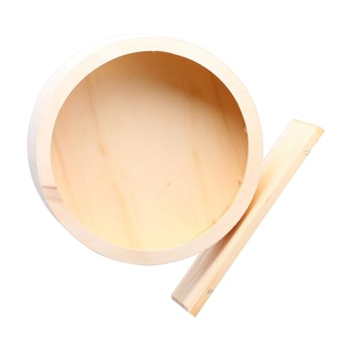 HAPINARY Geräuschloses Laufrad Aus Holz Für Meerschweinchen Hamster Großer Laufradhalter Für Kleintierspielzeug HAPINARY Geräuschloses Laufrad Aus Holz Für Meerschweinchen Hamster Großer Laufradhalter Für Kleintierspielzeug von HAPINARY