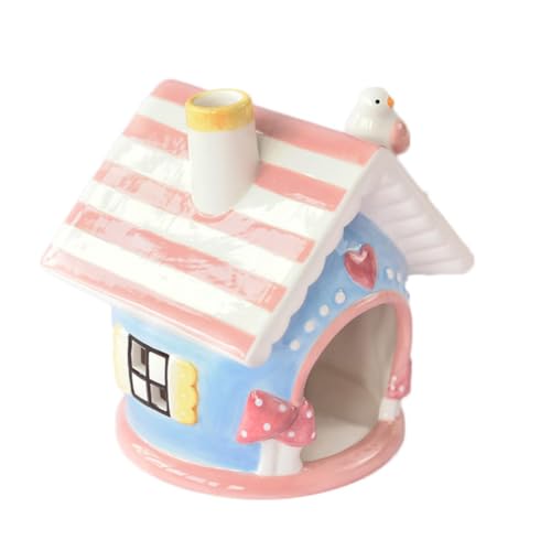 HAPINARY Keramik Hamster Bett Käfig Meerschweinchen Shelter Chinchilla Nest Pet Supply Rosa von HAPINARY