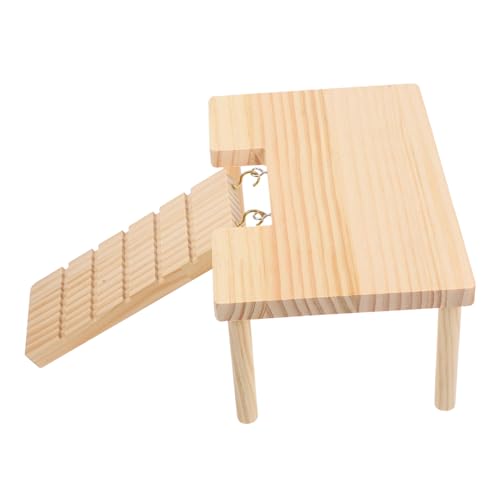 HAPINARY Holzplattform Für Hamster Mit Leiter Klettermöglichkeit Für Kleintiere Sitzstange Käfigzubehör Robust Und Praktisch HAPINARY Holzplattform Für Hamster Mit Leiter Klettermöglichkeit Für Kleintiere Sitzstange Käfigzubehör Robust Und Praktisch von HAPINARY
